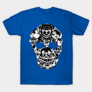 Pug Dog Skull 1 T-Shirt